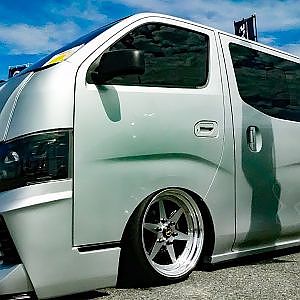 (4K)SAD CUSTOM JAPAN AGENT bodykit  NV350 NISSAN URVAN SADカスタム キャラバン新作エアロ - SBM大阪2018