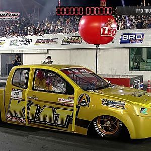 FINAL DAY1 : PRO TRUCK RUN2 No.18 เป็นเอก เพ็งวัน/เกียติ เซอร์วิส & Alpha Tech Drag Racing Team