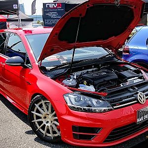 (HD)VOLKSWAGEN GOLF enjine room フォルクスワーゲンゴルフ・エンジンルーム - スーパーカーニバル2017・お台場
