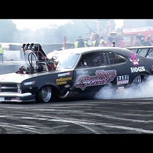 8,000 Horsepower TOP FUEL Burnout Car????