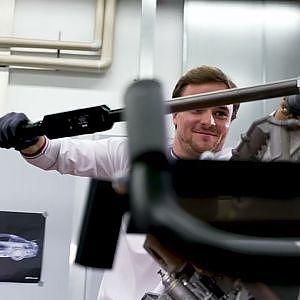 At the Mercedes-AMG headquarters: Lucas Auer, the engine builder