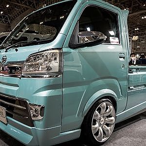 AEROOVER K-TRAIDER DAIHATSU HIJET TRUCK TAS2022 - ハイゼットトラック カスタム軽トラ 東京オートサロン2022
