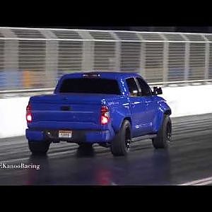 EKanooRacing's Wide Body Supercharged Tundra Runs 12.8 @ 172KM/H (107MPH)