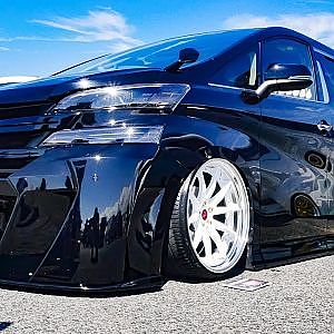 (4K)KITZ-RACING VELLFIRE 30 VIP WGN modified カスタムヴェルファイア30系 - スーパーカーニバル2017