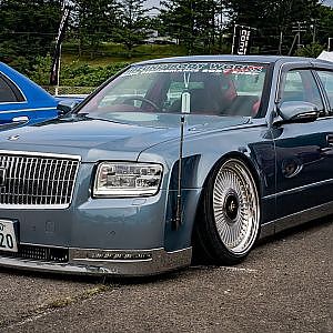 UCF21 CELSIOR faceswap to CENTURY Mizuno body works - セルチュリー センチュリー顔面移植セルシオ 水野ボディワークス 現行センチュリーホイール加工