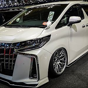 (4K)KUHL RACING TOYOTA 30 ALPHARD bodykit クールレーシング 30系アルファードカスタム - OSAKA AUTO MESSE 2019