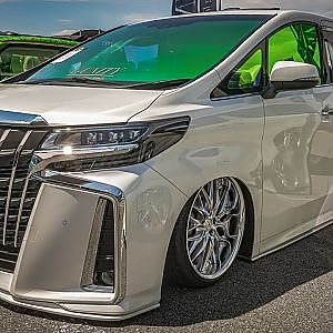 TOYOTA 30 ALPHARD Slammed 30系 アルファード カスタム - ドレフェス関西2022