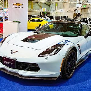 (4K)CHEVROLET Corvette C7 2018 シボレー コルベットC7カスタム - メガスーパーカーモーターショー2018
