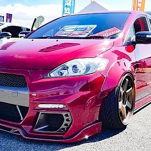 (4K)MAZDA5 PREMACY modified マツダ・プレマシーカスタム - スーパーカーニバル2017