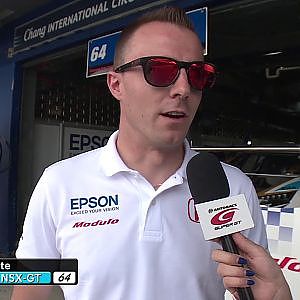 2018 AUTOBACS SUPER GT Bertrand Baguette interview before the race