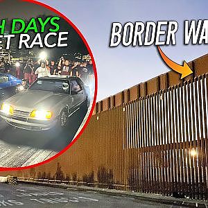 Street Racing at the Mexico BORDER - Police, Wheelies, and $16,000 Pot!