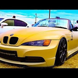 (HD)body paint studio build BMW Z3 tuned - スタンスネイション大阪2017