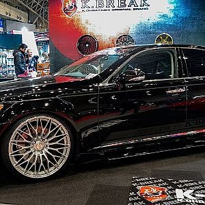 (4K)K-BREAK LEXUS bodykit vipstyle Kブレイク レクサスLS600ｈカスタム - 東京オートサロン2018
