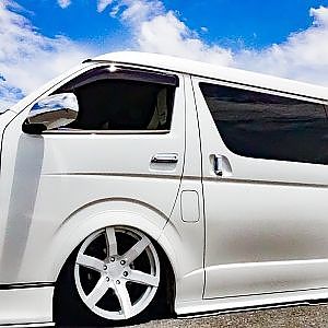 (4K)KITZ-RACING 200 HIACE COMPLETE CAR 200系カスタムハイエース - SBM大阪2018