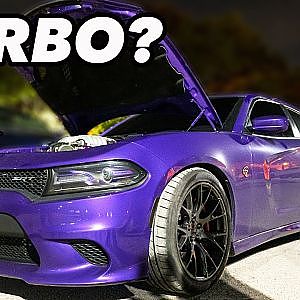 Badass TURBO Hellcat on the Texas STREETS!