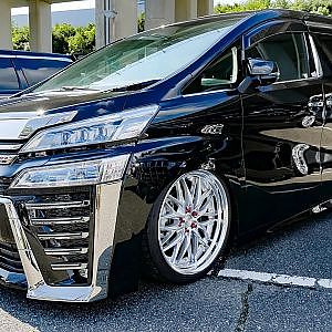 (HD)WORK TOYOTA 30 VELLFIRE modified ワーク 30系ヴェルファイアカスタム エアロ - アルヴェルミーティング2018