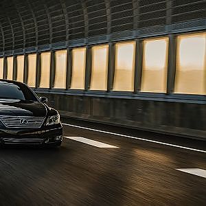 cinematic LEXUS LS460 VIPCAR in Magic Hour