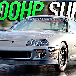 INSANE Supra: 2200hp, Nitrous, Broken Parts, NEW Personal Best!