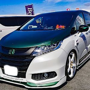 (4K)Macchina HONDA ODYSSEY RC1 bodykit マッキナ・オデッセイRC1アブソルートカスタム - スーパーカーニバル2017