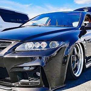 (4K)O-SIDE MAZDA6 ATENZA WAGON modified マツダ・アテンザワゴンカスタム - スーパーカーニバル2017