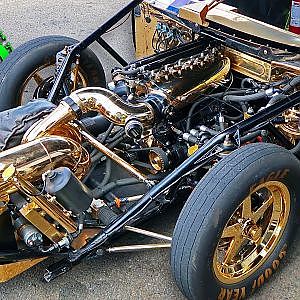 The Million Dollar Heart Attack! (24k Gold Car)