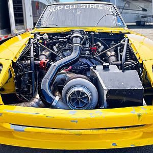 Street Racer at the track for the FIRST TIME! | 118mm turbo 240Z