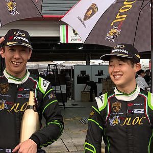 【SUPER GT Rd.8 MOTEGI】GT300クラス 優勝インタビュー #88 JLOC ランボルギーニ GT3 / 500&300クラス ドライバーズランキング2位&3位チームインタビュー