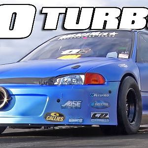 600hp ALL MOTOR Civic runs 8's!!