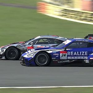 Round2富士決勝ハイライト【実況サッシャ】大波乱のレースをARTA NSX-GTとTANAX GAINER GT-Rが制す‼