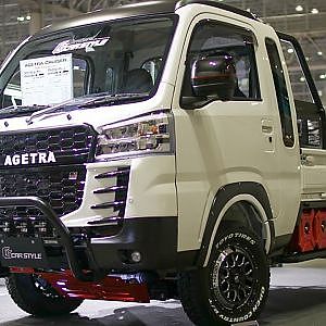 CAR STYLE AGETRA CRUSER HIJET TRUCK JUMBO アゲトラクルーザー ハイゼットジャンボ カスタム - TAS2023 東京オートサロン2023