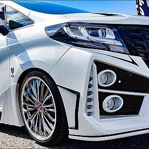 (4K)TOYOTA 30 ALPHARD modified 30系アルファードフルエアロ - スーパーカーニバル2018