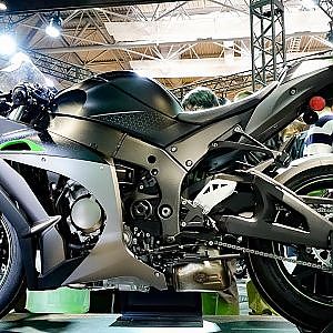 (4K)KAWASAKI NINJA ZX-10R SE 2018 カワサキ ニンジャZX-10R SE - 大阪モーターサイクルショー2018