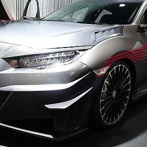 (4K)MUGEN RC20GT CIVIC TYPE R Concept 無限シビックタイプRコンセプト- 大阪オートメッセ2018