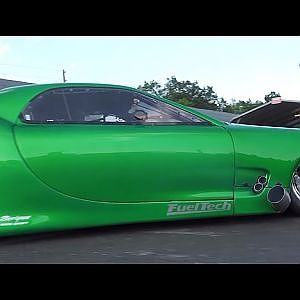 GREEN MONSTER ON STEROIDS MAZDA RX7