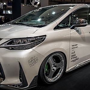 ALPHARD LEXUS LM face ADVAN RACING Oni2 PROGRESSIVE TAS2022 - アルファード LMフェイス アドバンレーシング Оni2