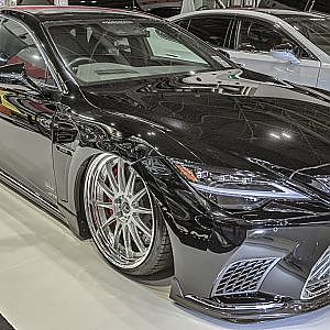 AIMGAIN LEXUS LS500 VXFA50 bodykit VIPCAR  OAM2022 - エイムゲイン 純VIP EXE レクサスLS500 後期 カスタム 大阪オートメッセ2022