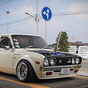 Dutsun 620 "ช้างเย้ !!" A15 Turbo สุดพลังเรโทร โดย ช้างเบิ้ม. Car Wash