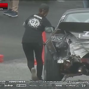 2021 D1 LIGHTS  Rd 8 OKUIBUKI SOLO RUN  crash