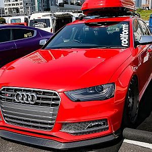 (HD)make over AUDI A4 custom メイクオーバー・アウディA4カスタム - スーパーカーニバル2017・お台場