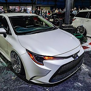 TOYOTA CAROLLA SEDAN カローラセダン カスタム - lowered meet 2021  ロワミ