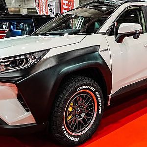 (4K)SIXTH SENSE TOYOTA RAV4 modified シックスセンス ラヴフォー カスタム - OSAKA MOTOR SHOW 2019
