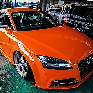 Audi TTS Coupé stance アウディTTSクーペ - lowered meet 2021  ロワミ