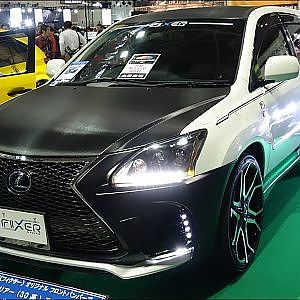 (4K)FIXER TOYOTA HARRIER 30 modified LEXUS RX look フィクサー ハリアーカスタム・レクサスRX仕様 - 大阪オートメッセ2018