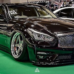 T-DEMAND NISSAN Y51 FUGA VIPSTYLE OAM2022 - ティーディメンド Y51フーガ カスタム 大阪オートメッセ2022