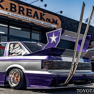 cinematic KYUSHA Kaido Racer TOYOTA MZ10 SOARER Exhaust sound - 街道レーサー MZ10ソアラシルエット チバラギ 旧車