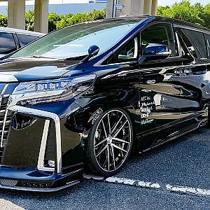 (HD)ROWEN TOYOTA ALPHARD S-grade ローウェン 30系アルファード デモカー - アルヴェルミーティング2018