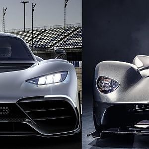 Battle!!! Mercedes AMG project One Vs Aston Martin Valkyrie