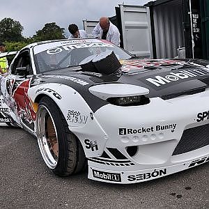 Mazda RX7 JDM Track Monster / RIP Headphone Users (WARNING: LOUD SOUND)