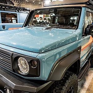 OUTCLASS SUKUKI JIMNY Liftup modified TAS2022 - アウトクラスカーズ スズキ ジムニー  リフトアップ カスタム 東京オートサロン2022