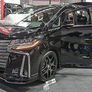 ALPINE STYLE ALPHARD BLACK LIMITED OAM2022 - アルパインスタイル 30系アルファード カスタム 大阪オートメッセ2022